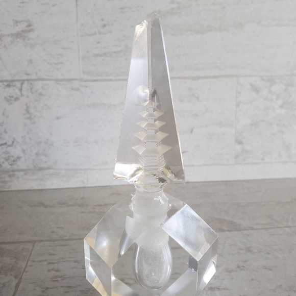 Cut Glass Perfume Bottle - Picture 2 of 10